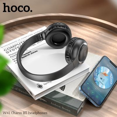 Бездротові накладні навушники HOCO W41 Charm BT headphones Black