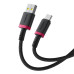 Кабель Baseus Dura Series Fast Charging Cable USB to Type-C 60W 1m Red+Black Кабель Baseus Dura Series Fast Charging Cable USB to Type-C 60W 1m Red+Black