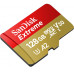 Карта пам'яті microSDXC (UHS-1 U3) SanDisk Extreme A2 128Gb class 10 V30 (R190MB/s,W90MB/s) (adapter SD)