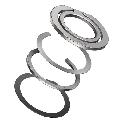 Підставка для мобільного  Baseus Halo Series Foldable Metal Ring Stand（Single-ring）Silver