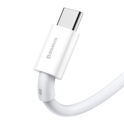 Кабель Baseus Superior Series USB to Type-C 66W 1m White Кабель Baseus Superior Series USB to Type-C 66W 1m White