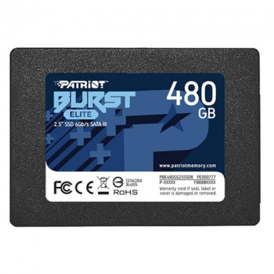 Накопичувач SSD Patriot Burst Elite 480GB 2.5 Накопичувач SSD Patriot Burst Elite 480GB 2.5