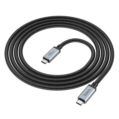 Кабель HOCO US05 USB4 100W HD high speed data cable(L=2M) Black