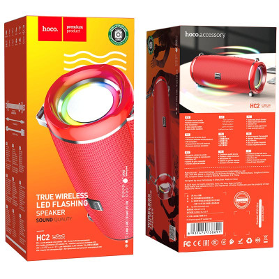 Портативна колонка HOCO HC2 Xpress sports BT speaker Red Портативна колонка HOCO HC2 Xpress sports BT speaker Red
