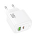 Мережевий зарядний пристрій HOCO CS55A Surplus PD30W+QC3.0 charger White Мережевий зарядний пристрій HOCO CS55A Surplus PD30W+QC3.0 charger White