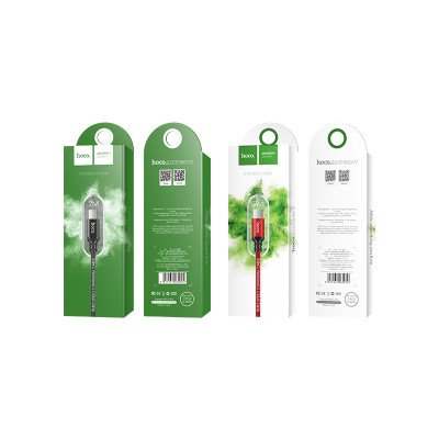 Кабель HOCO X14 USB to Micro 2A, 2m, nylon, aluminum connectors, Black Кабель HOCO X14 USB to Micro 2A, 2m, nylon, aluminum connectors, Black