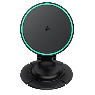 Автотримач для телефона з БЗП ACEFAST D65 magnetic folding wireless charging car holder Black Автотримач для телефона з БЗП ACEFAST D65 magnetic folding wireless charging car holder Black