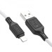Кабель HOCO X90 Cool silicone charging data cable for iP White Кабель HOCO X90 Cool silicone charging data cable for iP White