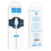 Кабель HOCO X20 USB to Type-C 3A, 2m, PVC, TPE connectors, White