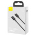 Кабель Baseus Superior Series Type-C to IP PD 20W 2m Black