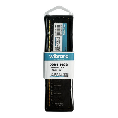 Оперативна пам'ять DDR4 Wibrand 16GB 2666MHz CL19 DIMM