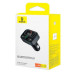 АЗП з FM-модулятором Baseus S-09 Lite Series Car FM Transmitter Cluster Black