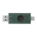 Флеш-накопичувач Kingston 256GB DataTraveler DuoG2 USB-A + USB-C 3.2 Gen 1 Black/Green