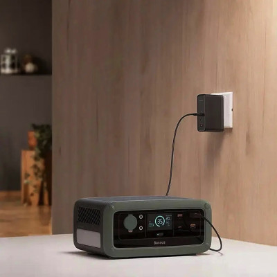 Портативна зарядна станція Baseus ioTa Series Portable Power Station 450W (DE/EU 220V) Cold Green Портативна зарядна станція Baseus ioTa Series Portable Power Station 450W (DE/EU 220V) Cold Green