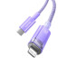 Кабель Baseus Explorer Series Fast Charging Cable with Smart Temperature Control Type-C to iP 20W 1m Purple Кабель Baseus Explorer Series Fast Charging Cable with Smart Temperature Control Type-C to iP 20W 1m Purple