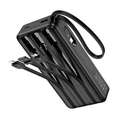 Зовнішній акумулятор HOCO J146A Night tide power bank with 4 cables(20000mAh)