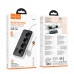 Мережевий подовжувач HOCO AC22 Sunlight 4-bit (PD30W/1C3A) desktop socket (EU/GER)(L=3M) Black Мережевий подовжувач HOCO AC22 Sunlight 4-bit (PD30W/1C3A) desktop socket (EU/GER)(L=3M) Black
