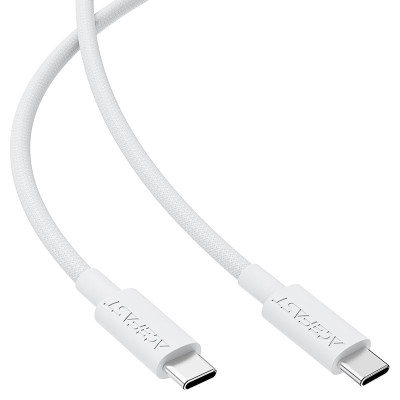 Кабель ACEFAST C18-03 USB-C to USB-C braid charging data cable White