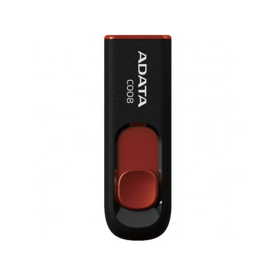 Флеш-накопичувач ADATA USB 2.0 C008 16Gb Black/Red