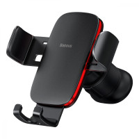 Автотримач для телефона Baseus Metal AgeⅡ Gravity Car Mount(Air Outlet Version)Black Автотримач для телефона Baseus Metal AgeⅡ Gravity Car Mount(Air Outlet Version)Black