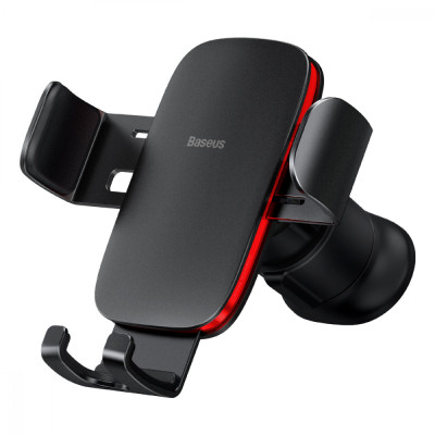 Автотримач для телефона Baseus Metal AgeⅡ Gravity Car Mount（Air Outlet Version）Black