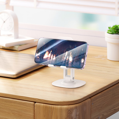 Тримач для телефона HD6 Winner dual-axis rotating desktop stand White Тримач для телефона HD6 Winner dual-axis rotating desktop stand White