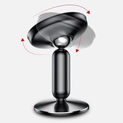 Автотримач для телефона Baseus Bullet On-board Magnetic Bracket Black