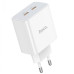 Мережевий зарядний пристрій HOCO C108A Leader PD35W dual port(2C) charger set(C to iP) White