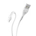 Кабель HOCO X37 USB to Micro 2.4A, 1m, PVC, PVC connectors, White Кабель HOCO X37 USB to Micro 2.4A, 1m, PVC, PVC connectors, White