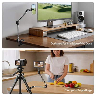 Штатив-тримач Ulanzi CO78 Magic Arm Kit(Super Clamp & Two-Section Magic Arm Kit) Штатив-тримач Ulanzi CO78 Magic Arm Kit(Super Clamp & Two-Section Magic Arm Kit)