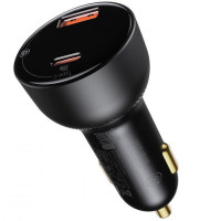 Автомобільний зарядний пристрій Baseus Superme Digital Display PPS Dual Quick Charger Car Charger 100 W Black Автомобільний зарядний пристрій Baseus Superme Digital Display PPS Dual Quick Charger Car Charger 100 W Black