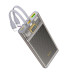 Внешний аккумулятор HOCO J104 Discovery edition 22.5W fully compatible power bank with cable(10000mAh) Gray