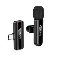 Бездротова мікрофонна система HOCO L20 Fair wireless microphone Type-C Black