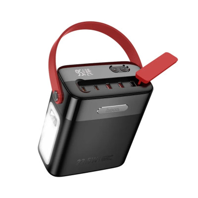 Зовнішній акумулятор HOCO J143 Title 22.5W+PD20W fully compatible power bank (80000mAh) Black