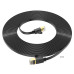 Мережевий кабель HOCO US07 General pure copper flat network cable(L=10M) Black