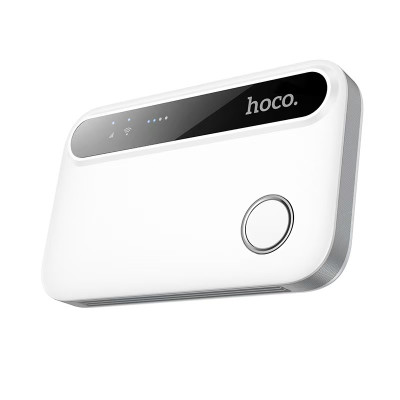 Маршрутизатор HOCO HI41 Mobile portable WiFi (Europe Asia and Africa) White Маршрутизатор HOCO HI41 Mobile portable WiFi (Europe Asia and Africa) White