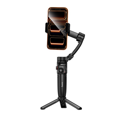 Триосьовий стабілізатор HOCO K91 Three-axis intelligent gimbal Black