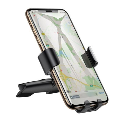 Автотримач для телефона Baseus Metal Age Gravity Car Mount (CD Version) Black