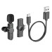 Бездротова мікрофонна система BOROFONE BFK12 Trophy lavalier (Type-C) Black