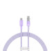 Кабель Baseus Explorer Series Fast Charging Cable with Smart Temperature Control USB-C to USB-C 100W 1m Nebula Purple