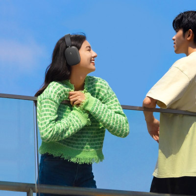 Бездротові накладні навушники Baseus Bowie H1 Noise-Cancellation Wireless Headphones Grey