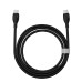 Кабель Baseus Pudding Series Fast Charging Cable Type-C to Type-C 100W 1.2m Cluster Black Кабель Baseus Pudding Series Fast Charging Cable Type-C to Type-C 100W 1.2m Cluster Black
