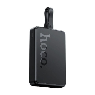 Зовнішній акумулятор HOCO Q24 Elegant 22.5W+PD20W fully compatible power bank with cable and magnetic fast charging(10000mAh) Black Зовнішній акумулятор HOCO Q24 Elegant 22.5W+PD20W fully compatible power bank with cable and magnetic fast charging(10000mAh) Black