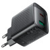 Мережевий зарядний пристрій ACEFAST A106 PD45W GaN (USB-C+USB-A) charger (EU) Black Мережевий зарядний пристрій ACEFAST A106 PD45W GaN (USB-C+USB-A) charger (EU) Black