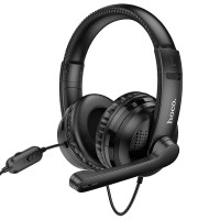 Наушники игровые HOCO W103 Magic tour gaming headphones Black Наушники игровые HOCO W103 Magic tour gaming headphones Black