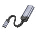Кабель-перехідник HOCO UA26 iP ethernet adapter(100 Mbps) Metal Gray