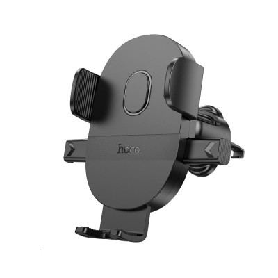 Автотримач для телефона HOCO H18 Mighty one-button car holder(air outlet) Black Автотримач для телефона HOCO H18 Mighty one-button car holder(air outlet) Black