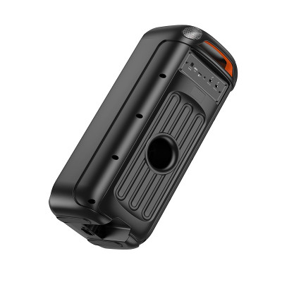 Портативна колонка HOCO HA13 Pro Ramon outdoor BT speaker with two wireless microphones Black