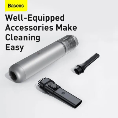 Автомобільний пилосос Baseus A3 Car Vacuum Cleaner （15000pa）Silver