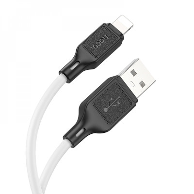 Кабель HOCO X90 Cool silicone charging data cable for iP White Кабель HOCO X90 Cool silicone charging data cable for iP White